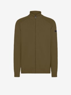 RRD Roberto Ricci Designs Maglia Uomo Cotton Plain Full Zip W25142 Light Green 25