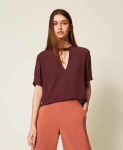 TWINSET Blusa Donna 252TP2292 Winetasting